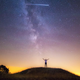 Illustration for article titled The ISS Photobombed This Photographers Perseid Meteor Shower Shoot